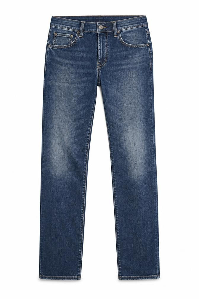 Levi's 512 Men's Blue Straight Denim Jeans W30 L32 Cotton Blend