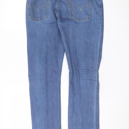 Levi's 512 Men's Blue Straight Denim Jeans W30 L32 Cotton Blend