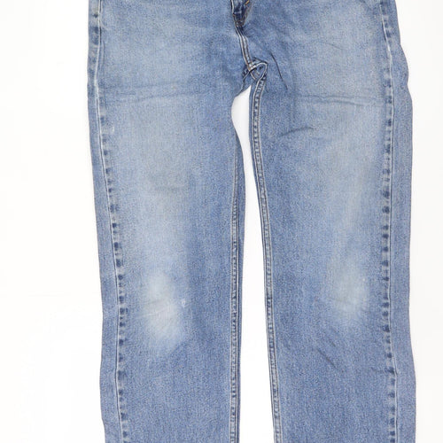 Levi's Men's Blue Straight Leg Denim Jeans W34 L32 Regular Fit