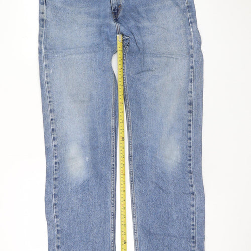 Levi's Men's Blue Straight Leg Denim Jeans W34 L32 Regular Fit