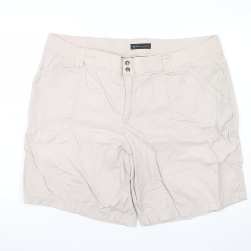 Lee Platinum Label Men's Beige Cargo Shorts Size 24W Cotton Blend