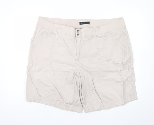 Lee Platinum Label Men's Beige Cargo Shorts Size 24W Cotton Blend