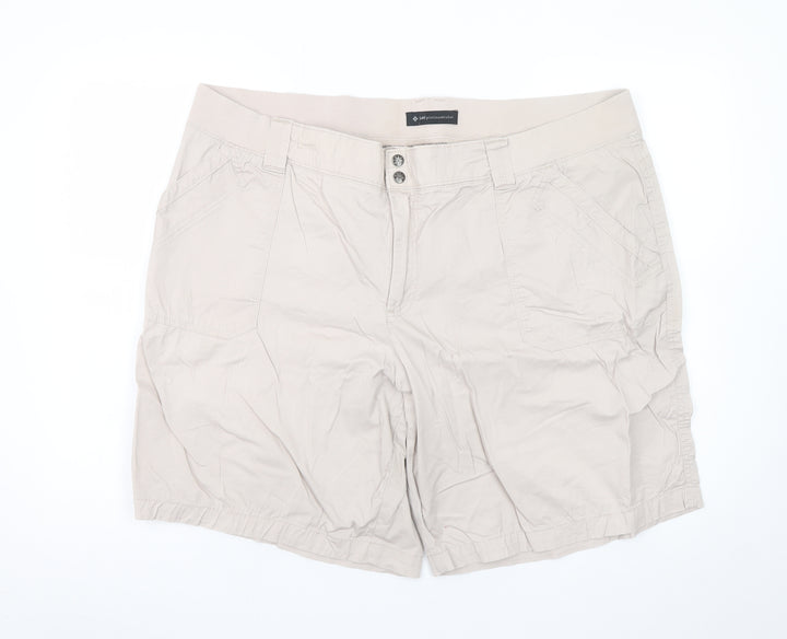 Lee Platinum Label Men's Beige Cargo Shorts Size 24W Cotton Blend