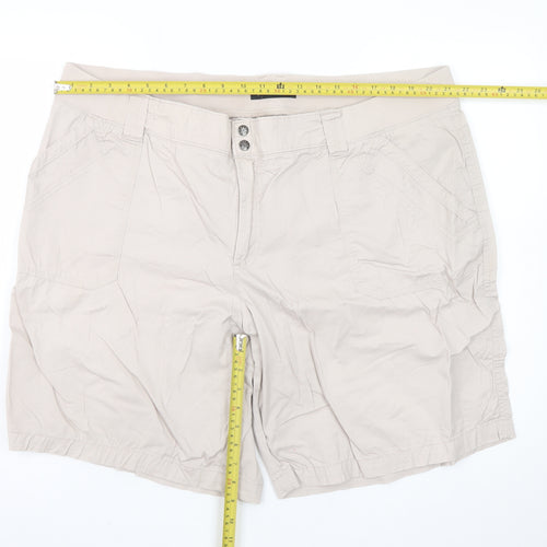 Lee Platinum Label Men's Beige Cargo Shorts Size 24W Cotton Blend