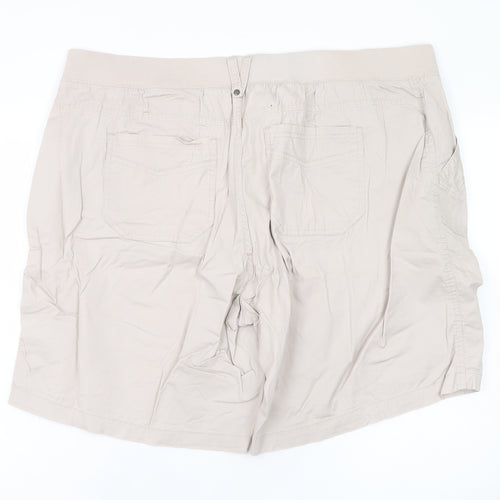Lee Platinum Label Men's Beige Cargo Shorts Size 24W Cotton Blend