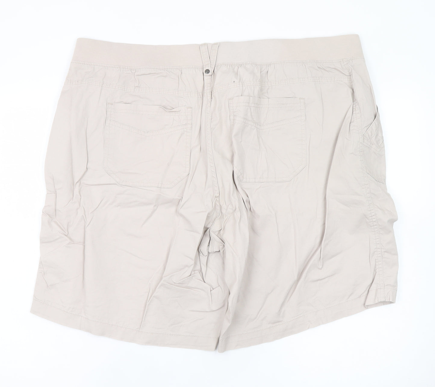 Lee Platinum Label Men's Beige Cargo Shorts Size 24W Cotton Blend