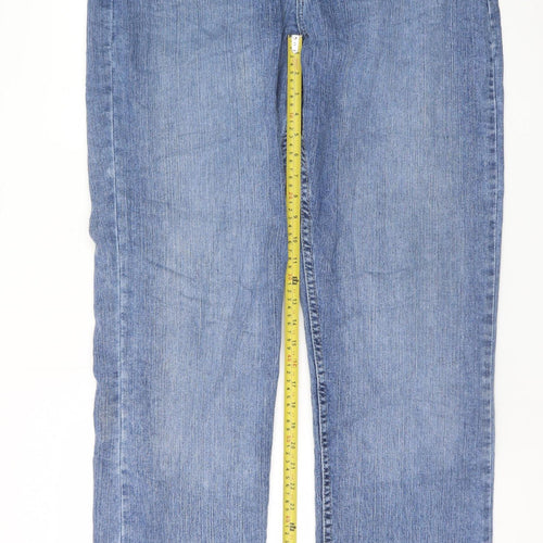 Lee Riders Men's Blue Straight Leg Denim Jeans Size 16 Regular