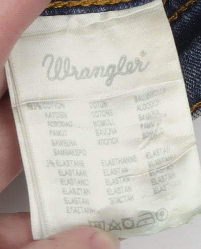 Wrangler Mens Blue 42x34 Texas Stretch Regular Straight Jeans
