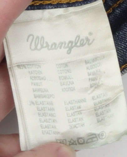 Wrangler Mens Blue 42x34 Texas Stretch Regular Straight Jeans