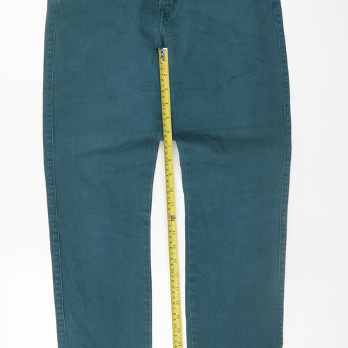 Levi's Women's Green Mid Rise Skinny Jeans Size 8M
