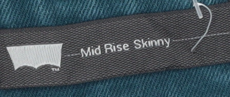 Levi's Women's Green Mid Rise Skinny Jeans Size 8M