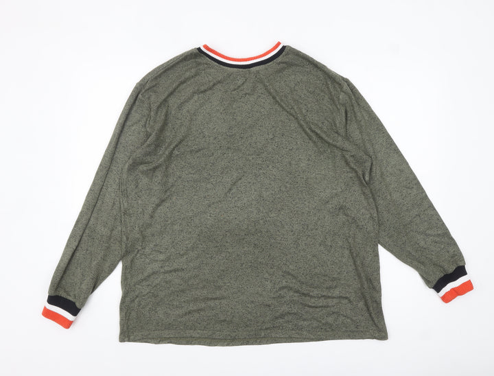 Ruth Langsford Women's Green XL Long Sleeve Jersey Top