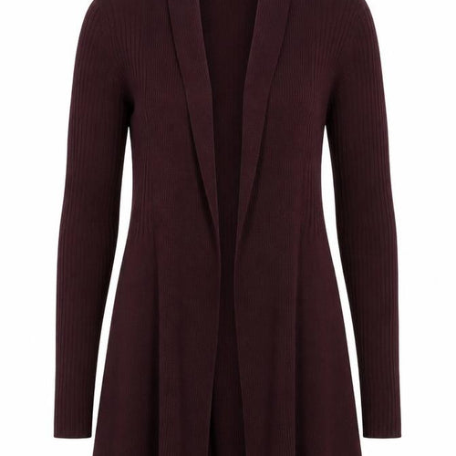 Debenhams Womens Purple Open Front Long Sleeve Cardigan Size 10