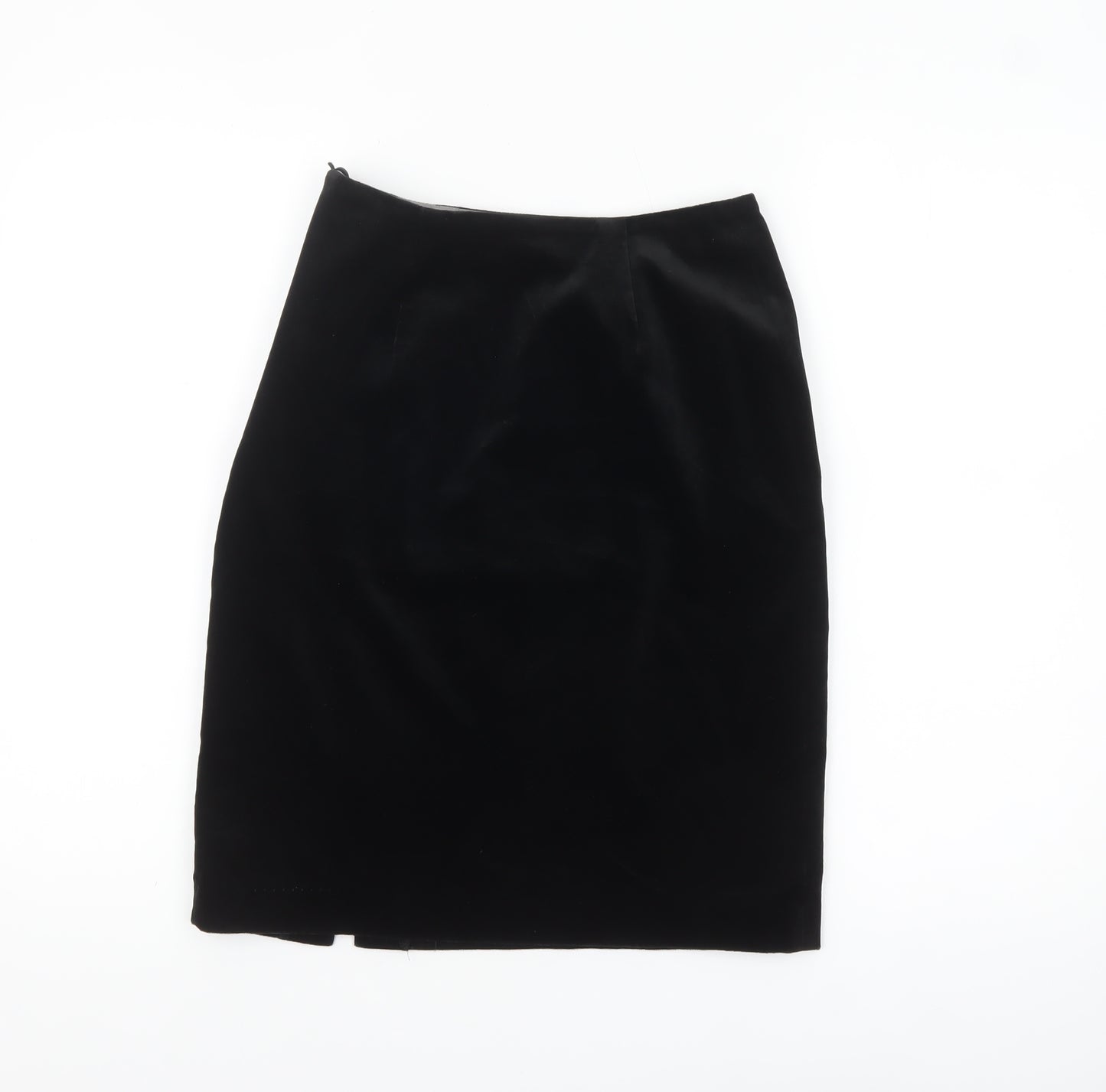 Marks and Spencer Women’s Black Velvet Pencil Skirt Size 8