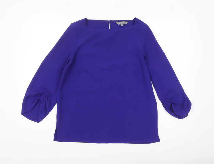 Principles Women's Purple Long Sleeve Balloon Blouse Size 10