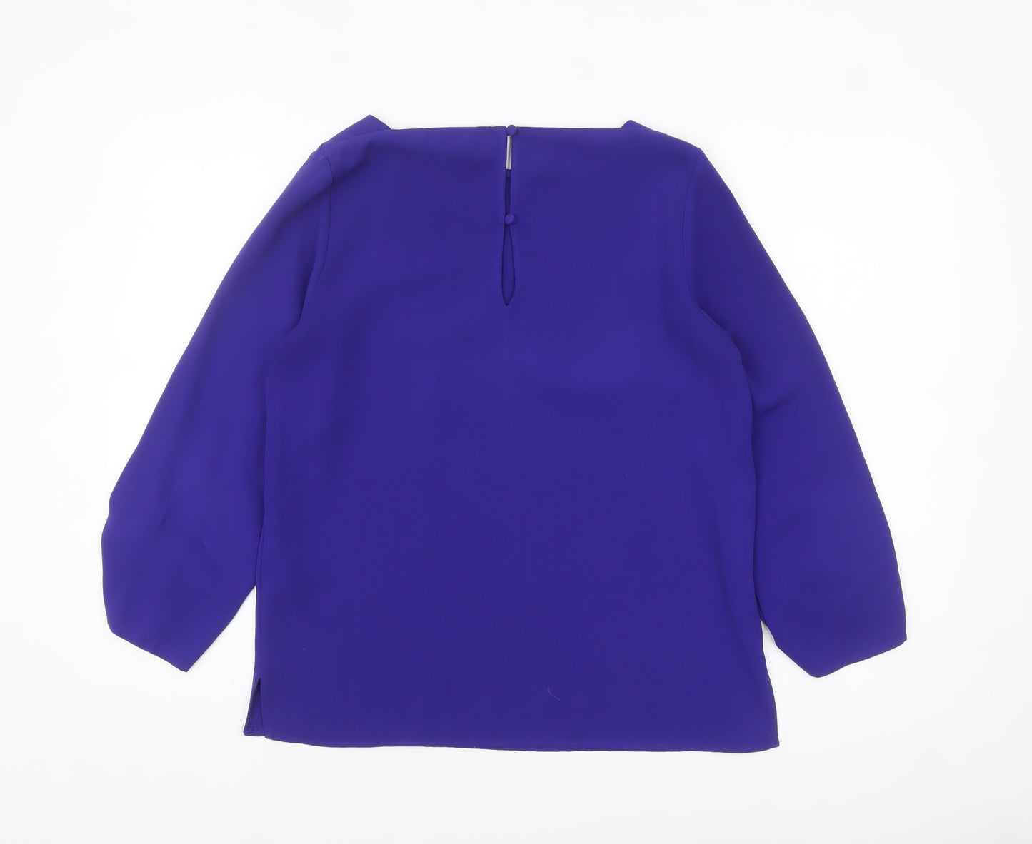 Principles Women's Purple Long Sleeve Balloon Blouse Size 10