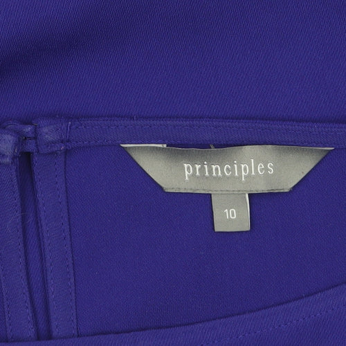 Principles Women's Purple Long Sleeve Balloon Blouse Size 10