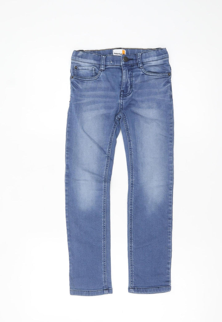 Timberland Boys Blue Slim Fit Stretch Denim Jeans 8 Years