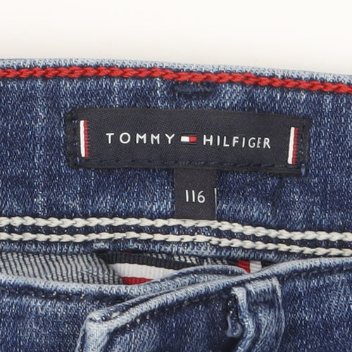 Tommy Hilfiger Boys Blue Skinny Denim Jeans Size 6 Years