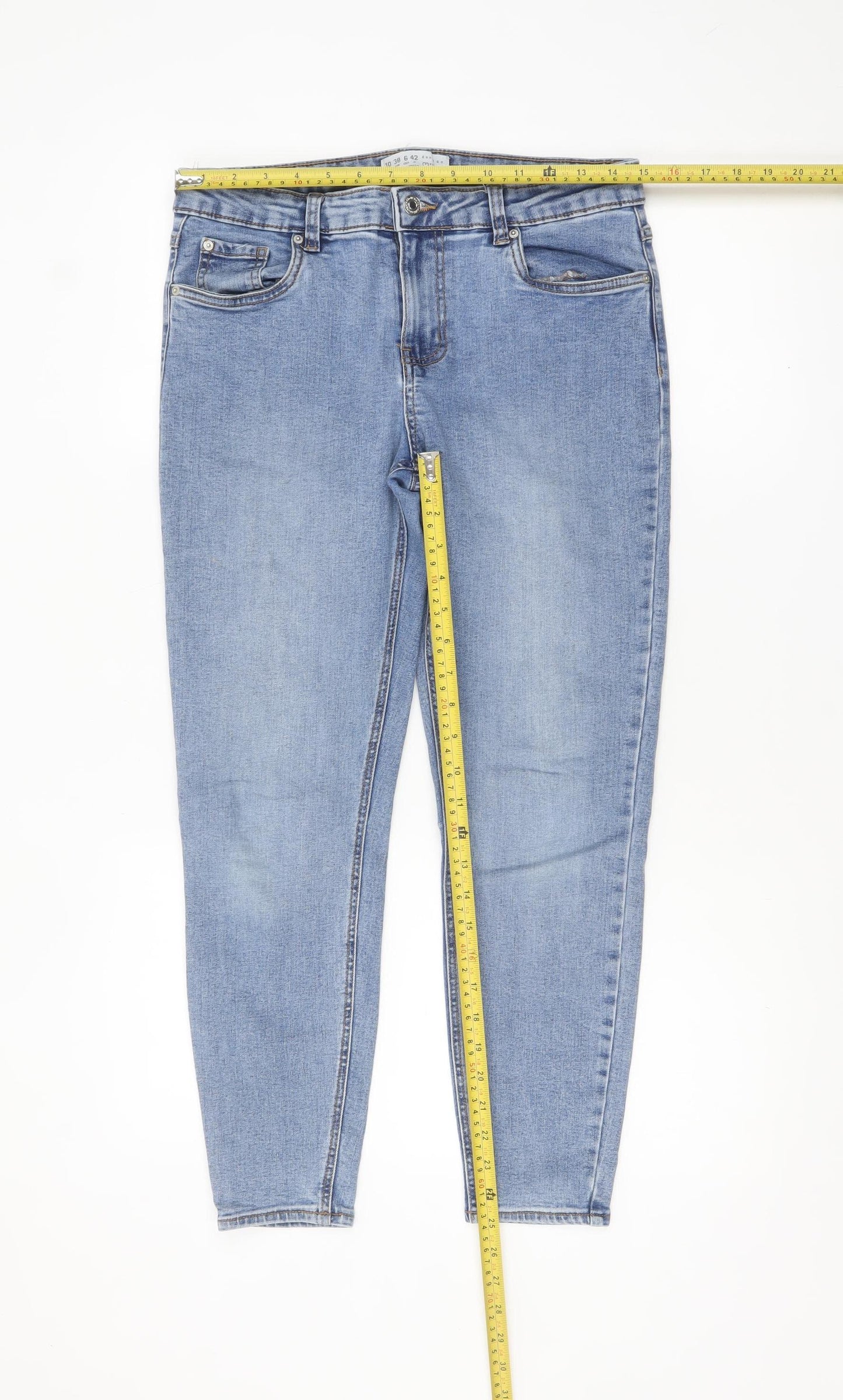 Primark Women’s Blue Skinny Stretch Jeans Size 10