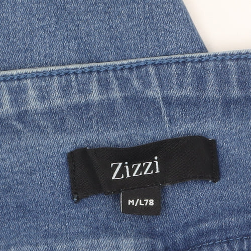 Zizzi Women's Blue Denim Jegging Jeans L Stretch Mid Rise