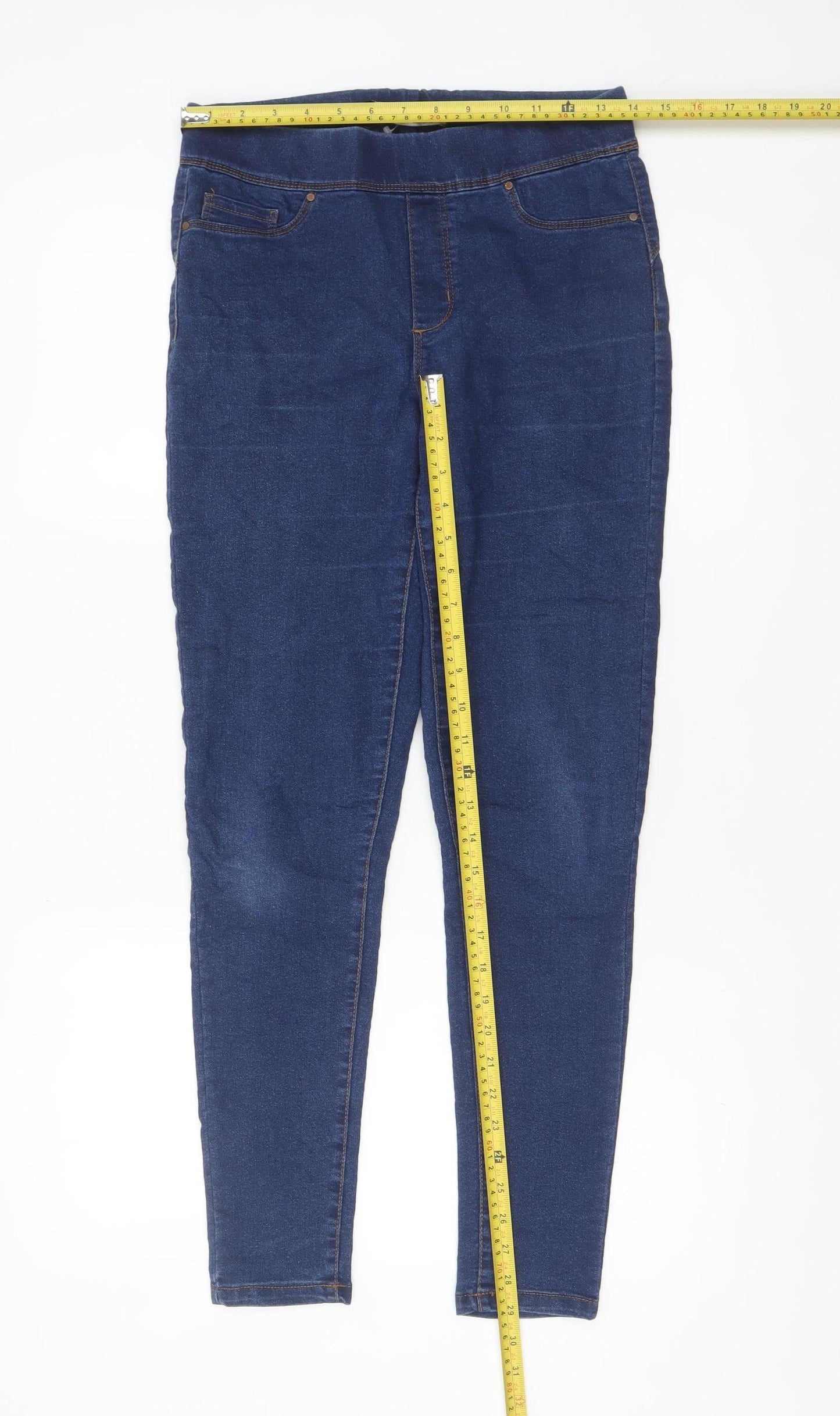 Primark Denim Co Women Blue Size 10 Jegging Skinny Stretch Trousers