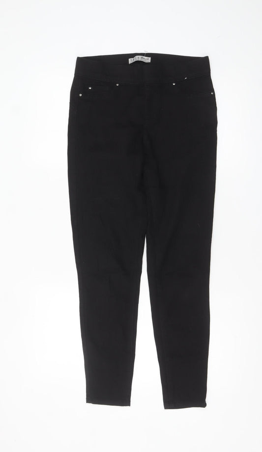 Denim Co. Women's Black Skinny Jeans Size 10 Slim Fit Stretch