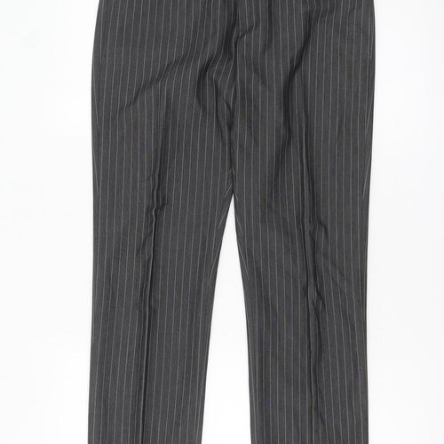 Mexx Women’s Grey Pinstripe Slim Fit Dress Trousers Size 10