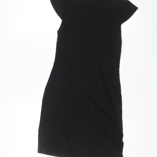 Sparkle & Fade Women’s Black XS Bodycon Short Dress