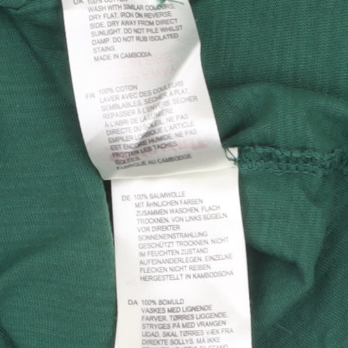White Stuff Womens Green Long Sleeve Cotton Tunic Blouse UK 14