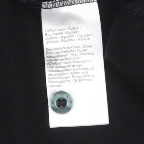 Lacoste Sport Men’s Black Long Sleeve Polo Shirt XL Cotton