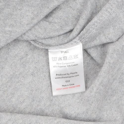 The White Company Men’s Grey Long Sleeve V-Neck Casual Top Size S