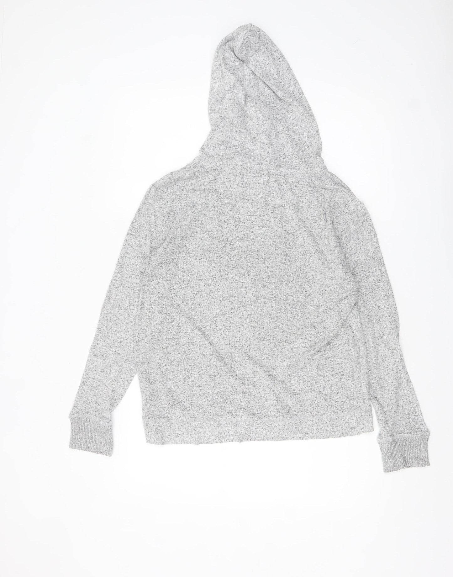 FatFace Women Grey Hoodie Size 8 Pullover Soft Knit Loungewear