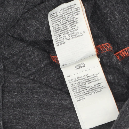 Superdry Men's Grey Long Sleeve Cotton Crew Neck Top Size S