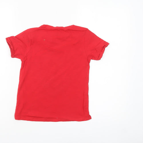 My Weekend Favourites Girls Red #LOVE Graphic T-Shirt Age 8 Years Cotton