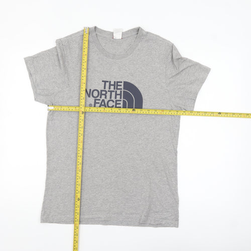 The North Face Men's Grey Crew Neck Short Sleeve Cotton T-Shirt M