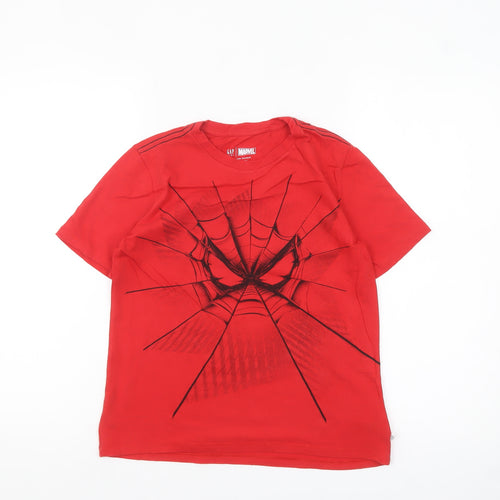 GAP Kids Marvel Spider-Man Red Boys 10-11 Years Graphic T-Shirt