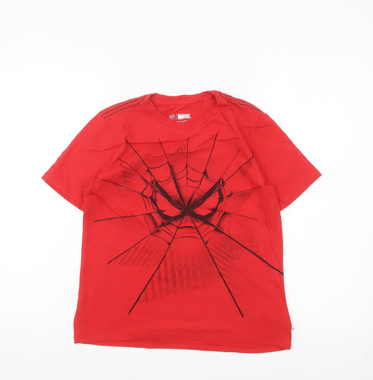 GAP Kids Marvel Spider-Man Red Boys 10-11 Years Graphic T-Shirt