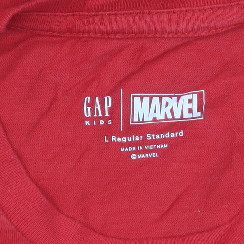 GAP Kids Marvel Spider-Man Red Boys 10-11 Years Graphic T-Shirt