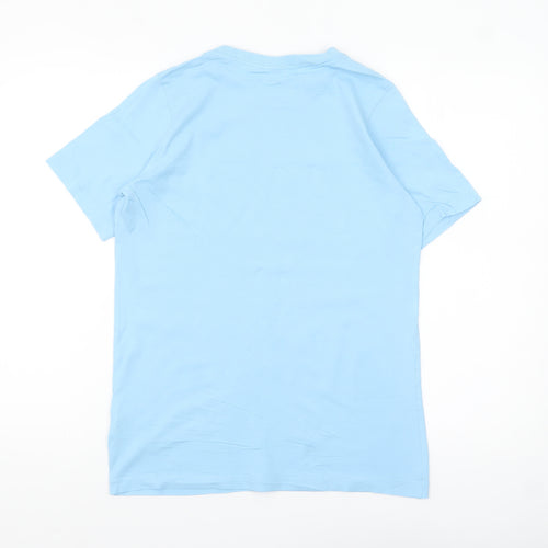 Nike Boys Blue XL Graphic Logo Short Sleeve Cotton T-Shirt