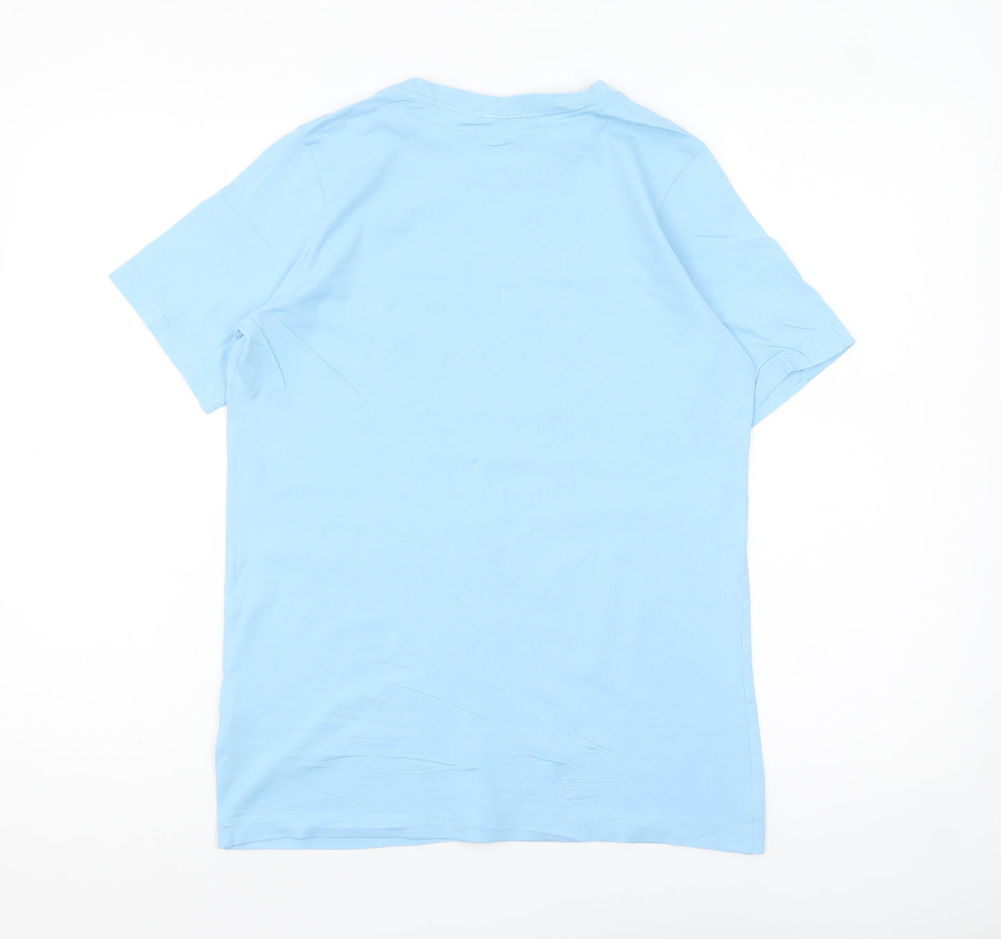 Nike Boys Blue XL Graphic Logo Short Sleeve Cotton T-Shirt