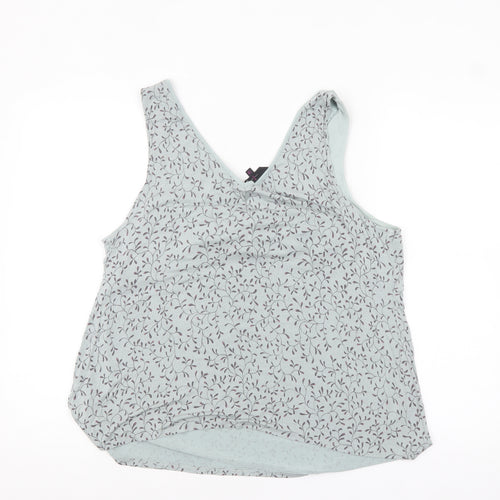 Jasper Conran Women’s Blue Floral Viscose Camisole Tank Top Size 18