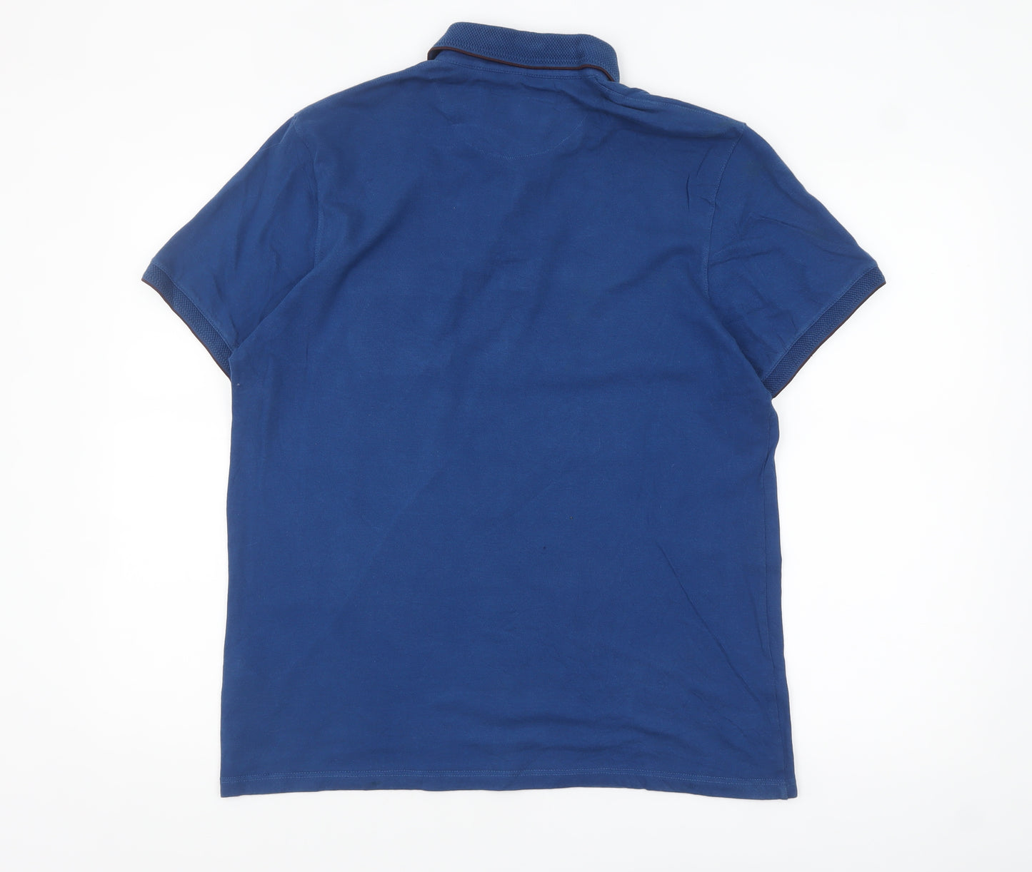 Ted Baker Men’s Blue Cotton Elastane Polo Shirt Size L