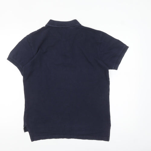 Ralph Lauren Men's Blue Slim Fit Cotton Polo Shirt Size S