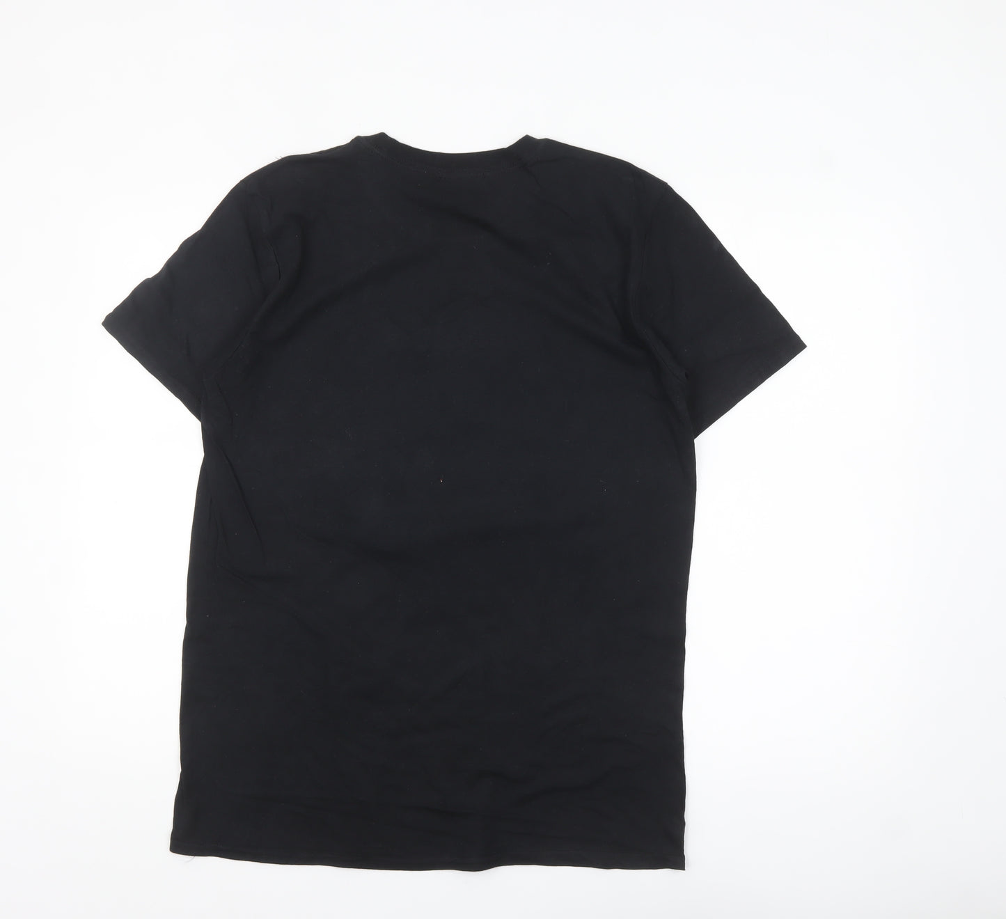 boohooMAN Men's Black Skull Graphic Print T-Shirt Size M