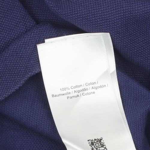 Fred Perry Men's Blue Regular Fit Cotton Polo Shirt M