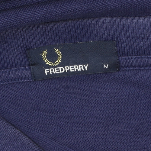 Fred Perry Men's Blue Regular Fit Cotton Polo Shirt M