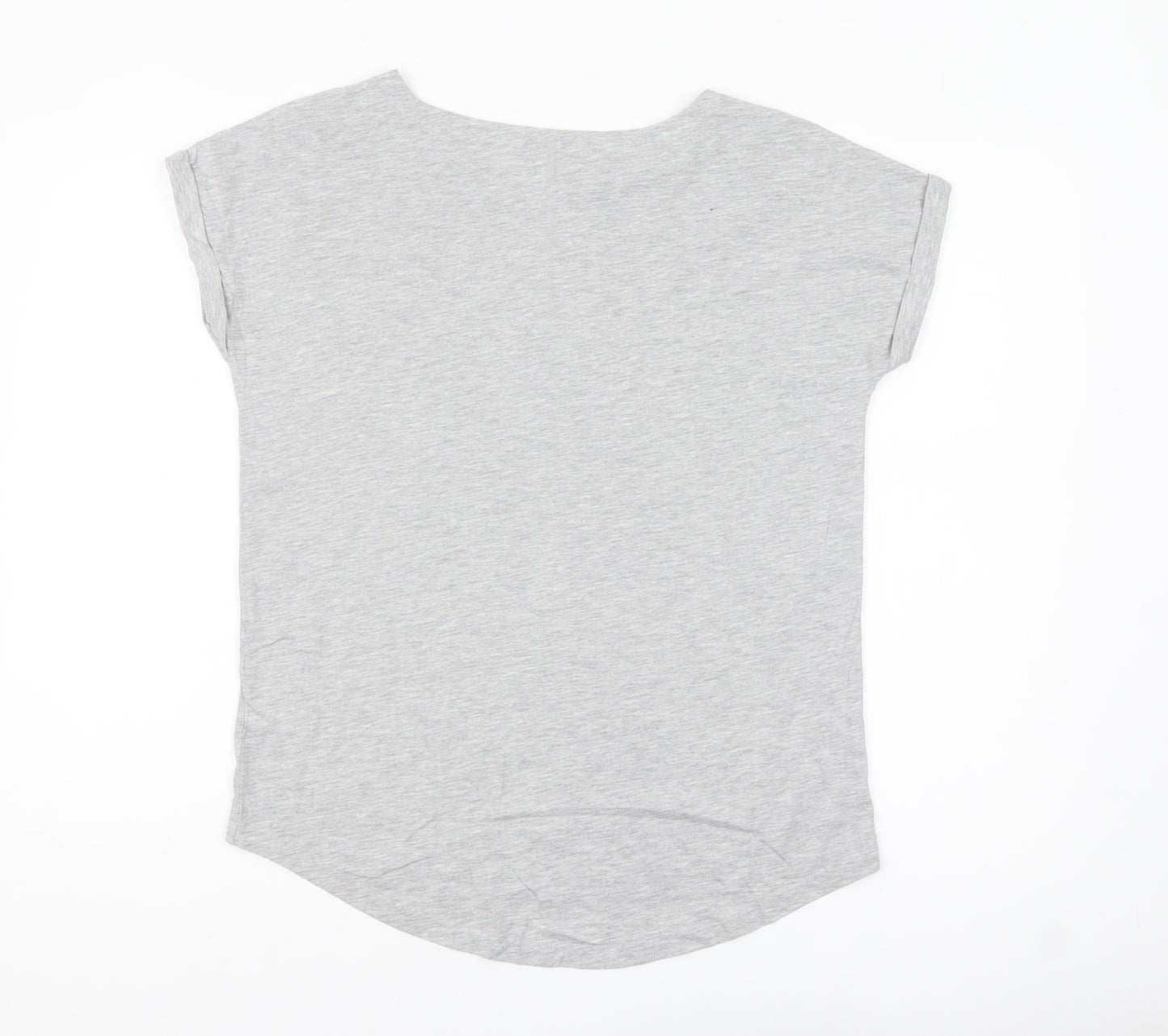 Next Women’s Grey Rhinestone Star T-Shirt Size 10