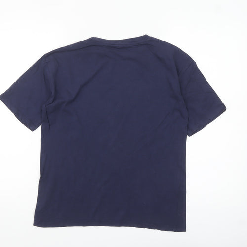 MNG Boys Blue ‘Lions Squad Brooklyn’ Cotton Graphic T-Shirt 13-14 Years