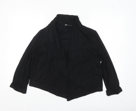 Marks and Spencer Women’s Black Viscose Open Jacket Size 20